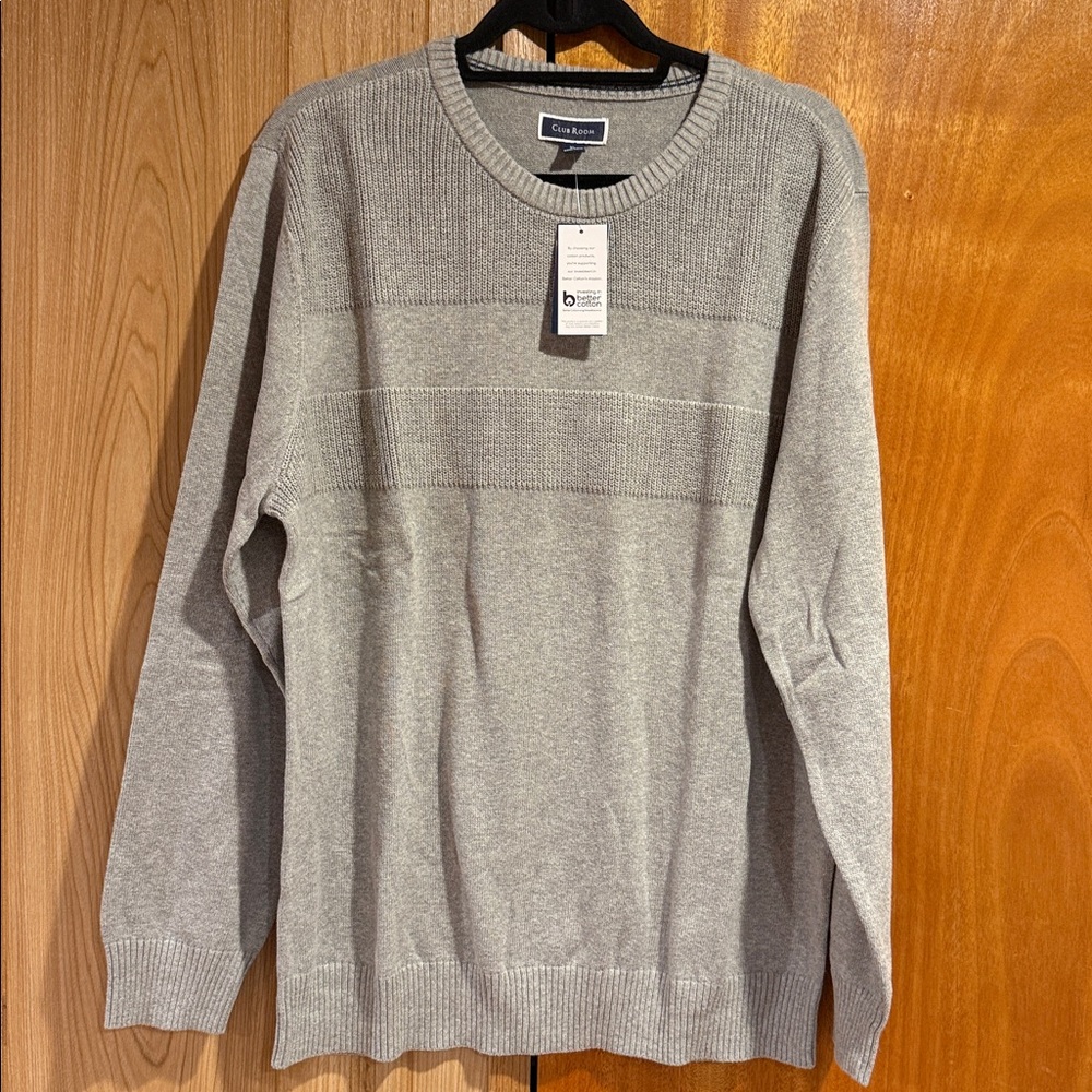 Club Room Cotton Crew Neck Sweater
